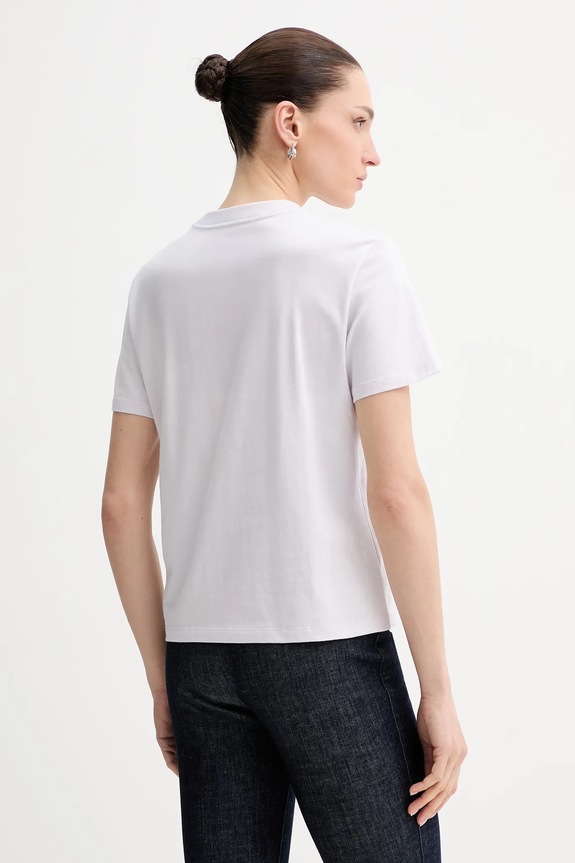 Oblečenie Bavlnené tričko Calvin Klein Jeans LV047E827G fialová
