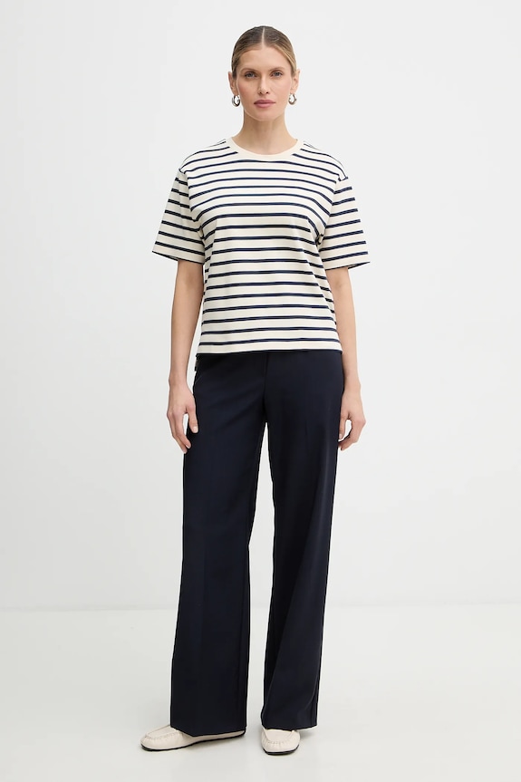 Bavlnené tričko Weekend Max Mara MULTID 2615941031600 béžová SS26