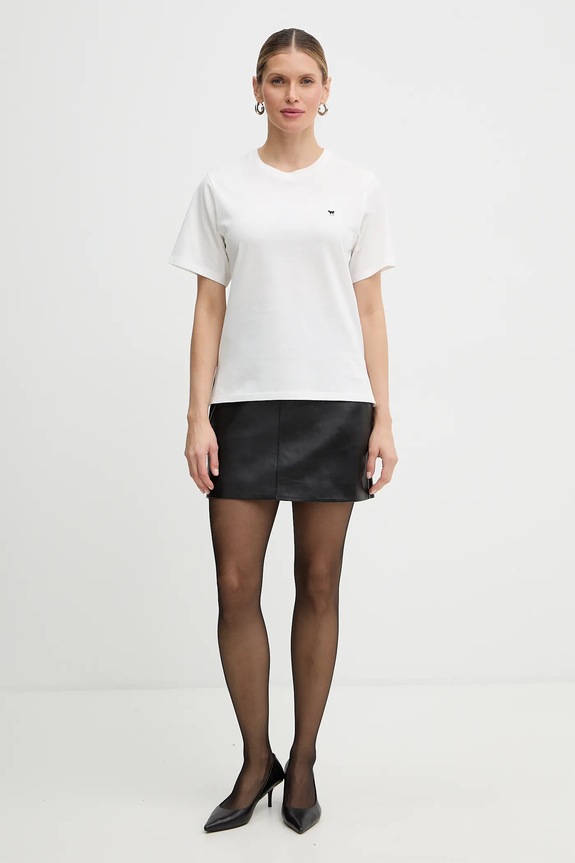 Bavlnené tričko Weekend Max Mara VENACO 2615971031600 biela SS26