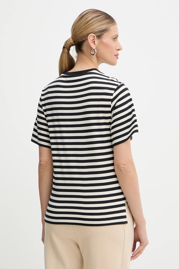 Oblečenie Bavlnené tričko Weekend Max Mara VENACO 2615971031600 béžová