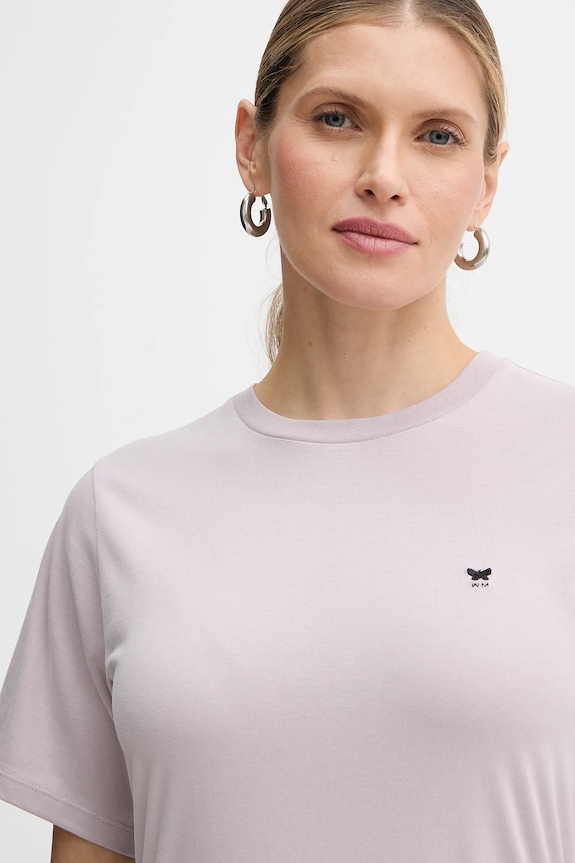 Bavlnené tričko Weekend Max Mara VENACO fialová 2615971031600