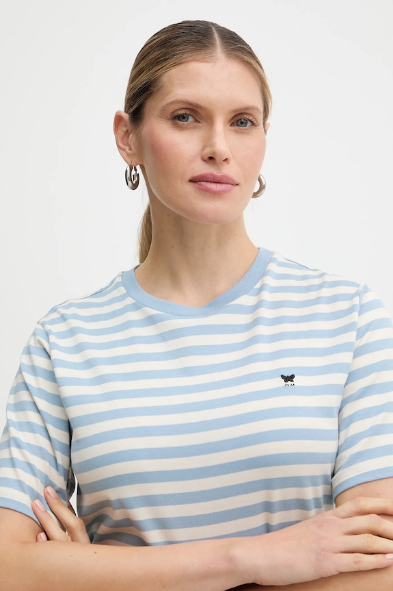 Bavlnené tričko Weekend Max Mara VENACO modrá 2615971031600