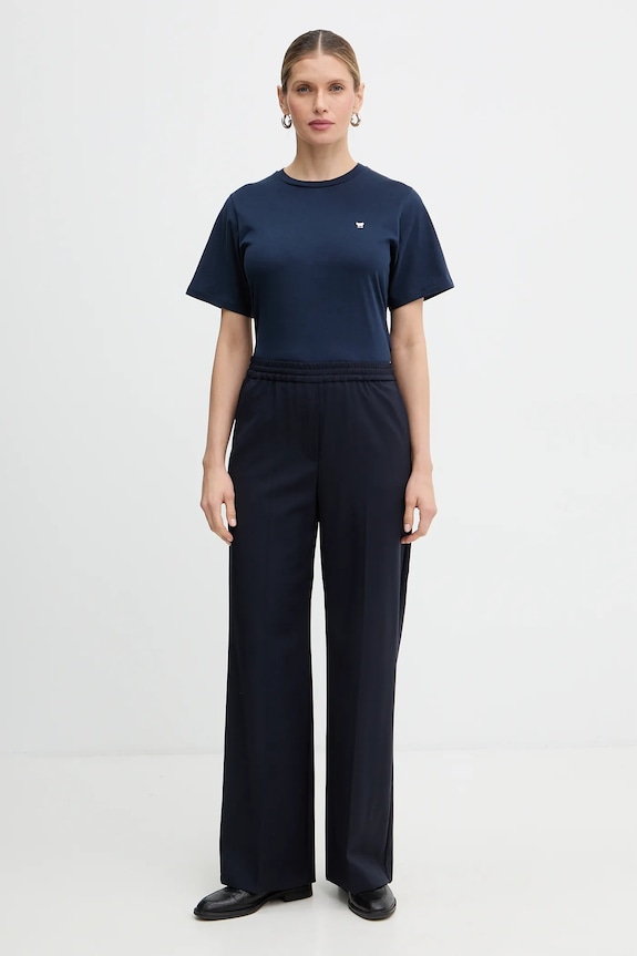 Bavlnené tričko Weekend Max Mara VENACO 2615971031600 tmavomodrá SS26