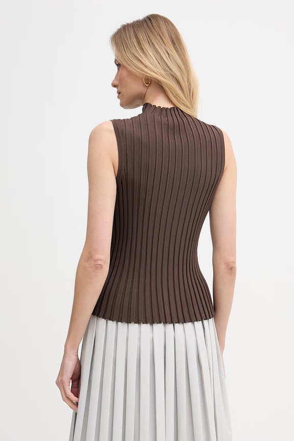 Odzież Weekend Max Mara top damski BAUTTA 2615361022600 brązowy