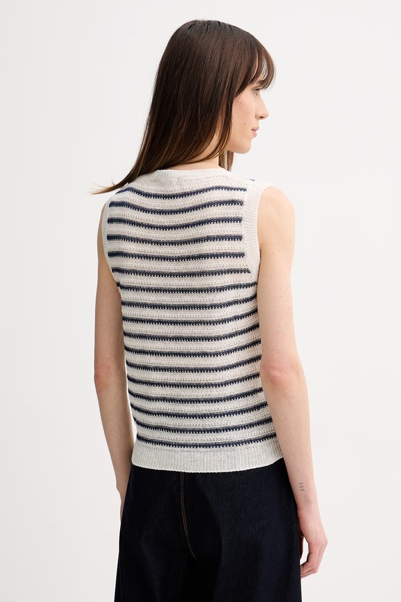 Oblečenie Weekend Max Mara sveter dámsky ľanový PIUMA 2615361142600 béžová