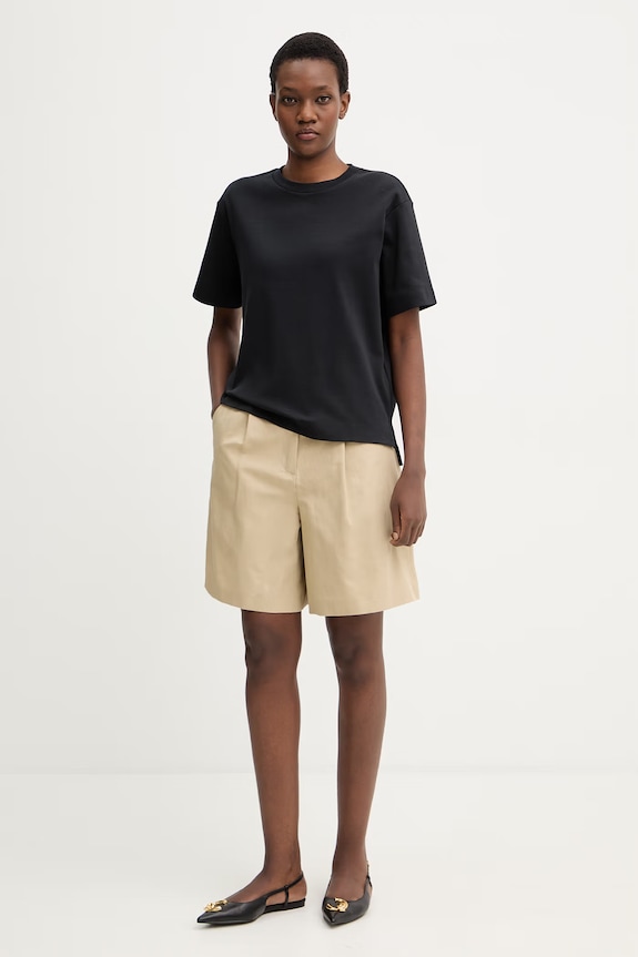 Weekend Max Mara t-shirt bawełniany MULTID 2615941022600 czarny SS26