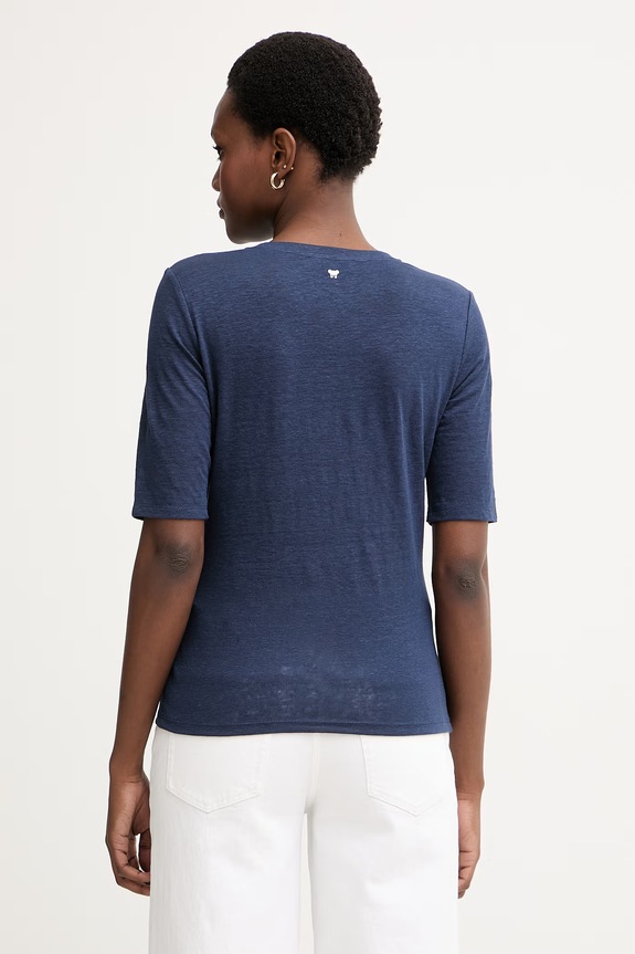 Îmbrăcăminte Weekend Max Mara tricou de damă din bumbac OPZIONE 2615941042600 bleumarin