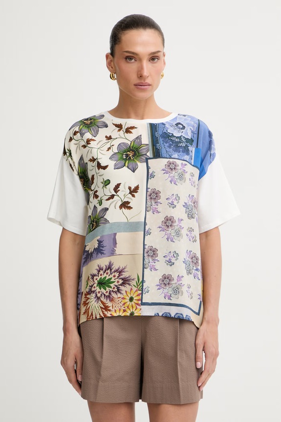 Weekend Max Mara t-shirt γυναικείο PAMPAS μπεζ 2615941062600