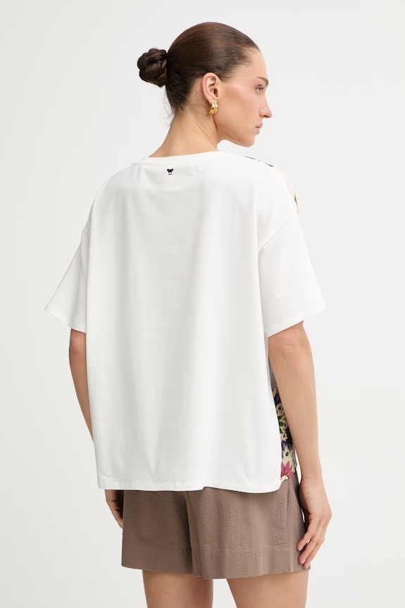 Ρούχα Weekend Max Mara t-shirt γυναικείο PAMPAS 2615941062600 μπεζ
