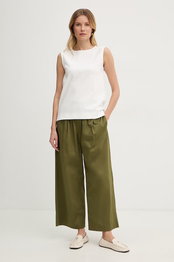 Weekend Max Mara top damski bawełniany MULTIH 2615941092600 beżowy SS26