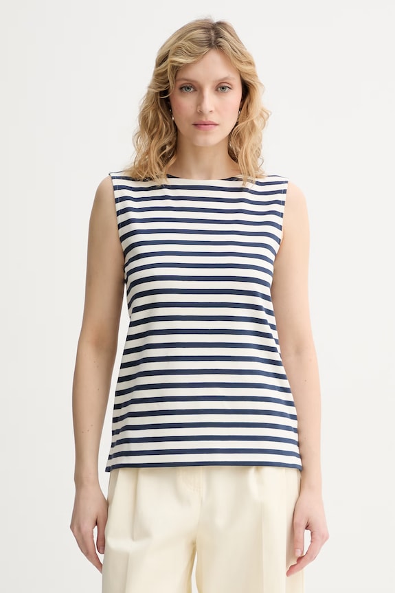 Weekend Max Mara top damski bawełniany MULTIH granatowy 2615941092600