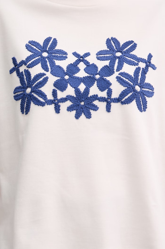 Weekend Max Mara t-shirt bawełniany SABATO 2615941112600 beżowy