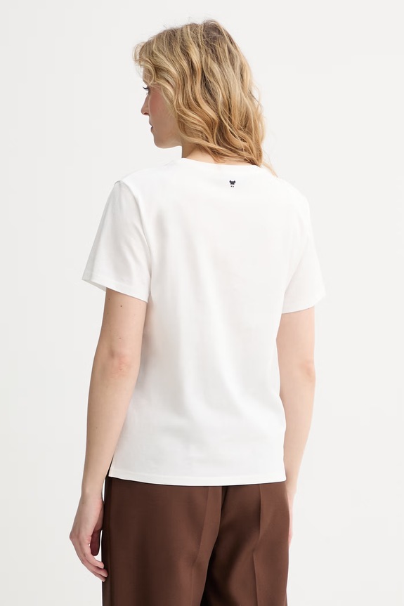 Îmbrăcăminte Weekend Max Mara tricou din bumbac BORA 2615971042600 alb