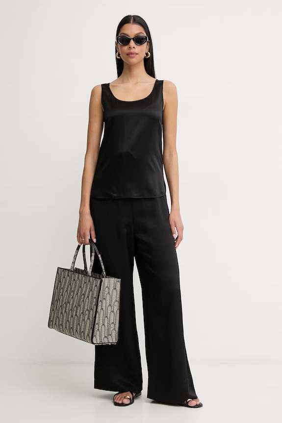 MM by Max Mara top da donna in seta PAN 2616161017600 nero SS26