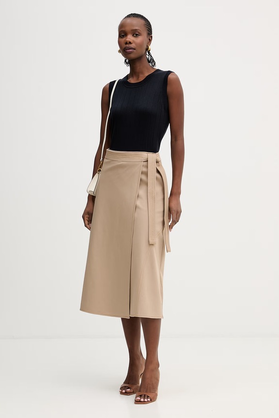 MM by Max Mara top con seta RIVA 2616361147600 blu navy SS26