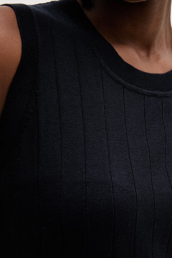 MM by Max Mara top con seta RIVA 2616361147600 blu navy