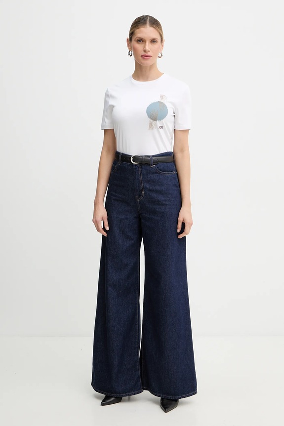 Tričko MM by Max Mara NEGOZI 2616941057600 biela SS26