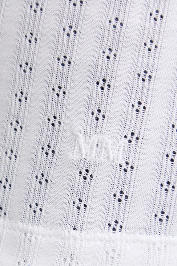 MM by Max Mara τοπ γυναικείο με lyocell AFFINE 2616941018600 λευκό