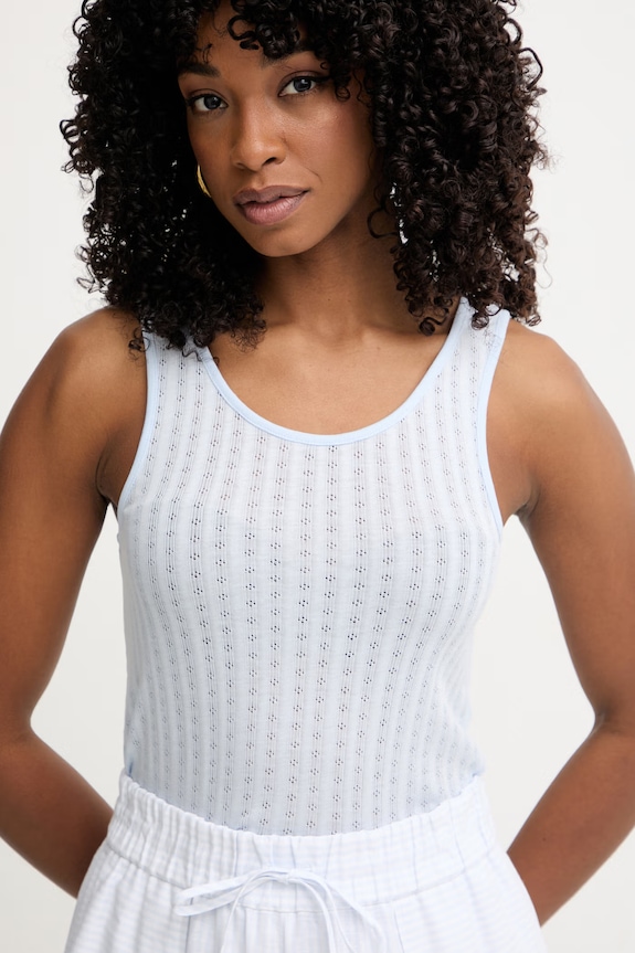 MM by Max Mara top női lyocellel AFFINE kék 2616941018600