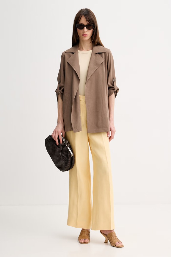 MM by Max Mara top damski SETA 2616941058600 beżowy SS26