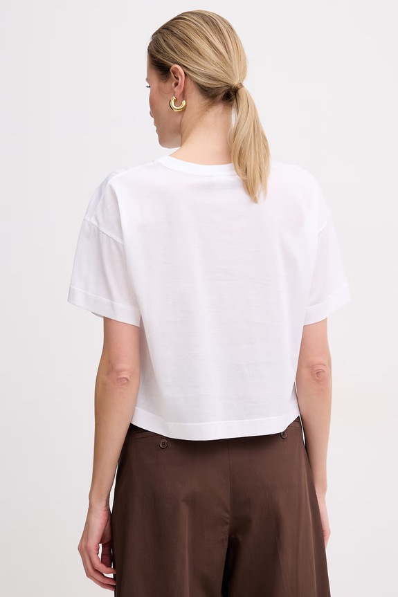 Îmbrăcăminte MM by Max Mara tricou de damă din bumbac RADICE 2616941118600 alb