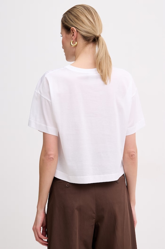 Îmbrăcăminte MM by Max Mara tricou de damă din bumbac RADICE 2616941118600 alb