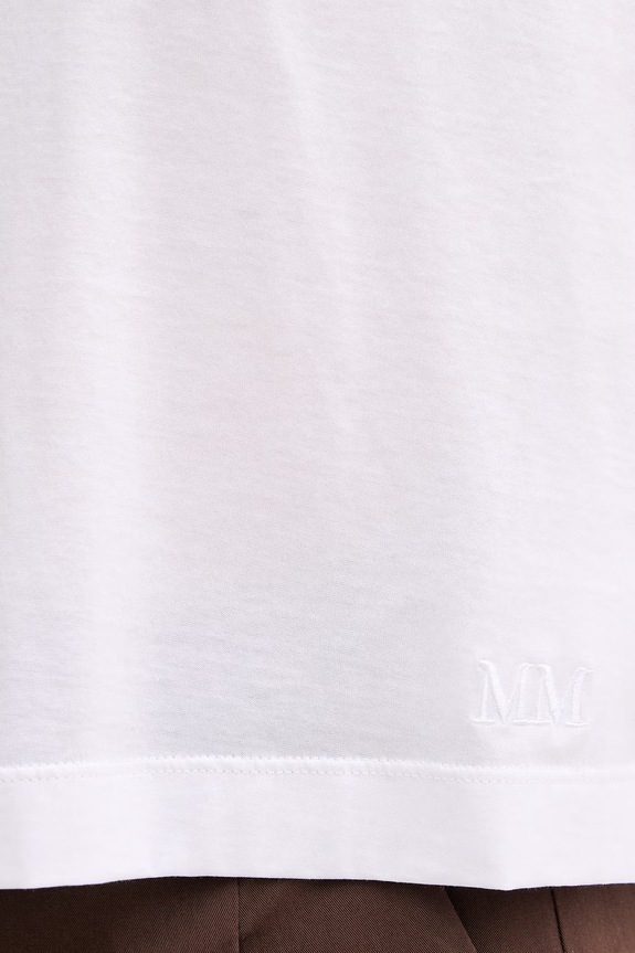 MM by Max Mara tricou de damă din bumbac RADICE 2616941118600 alb