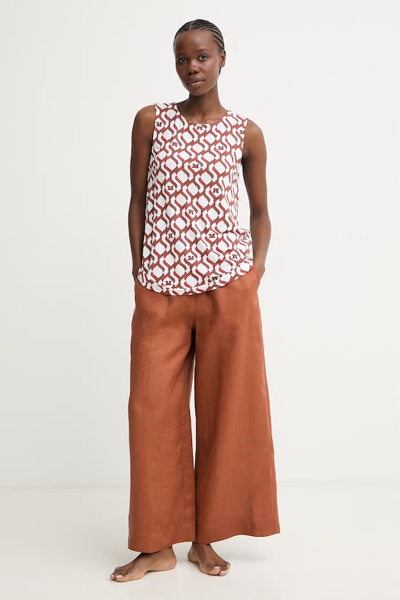 Max Mara Beachwear blúzka dámska s viskózou PELOTA 2616941029600 oranžová SS26