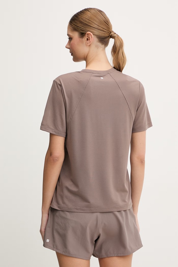 Odzież Salomon t-shirt treningowy SHKout LC2776000 brązowy