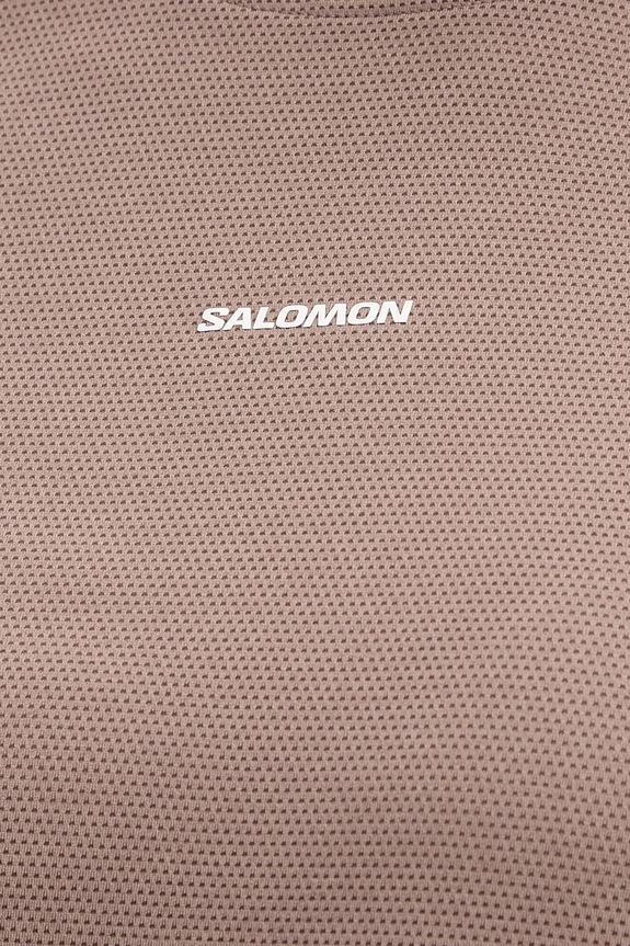Salomon t-shirt treningowy SHKout LC2776000 brązowy