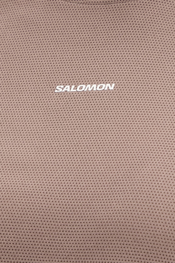 Salomon t-shirt treningowy SHKout LC2776000 brązowy
