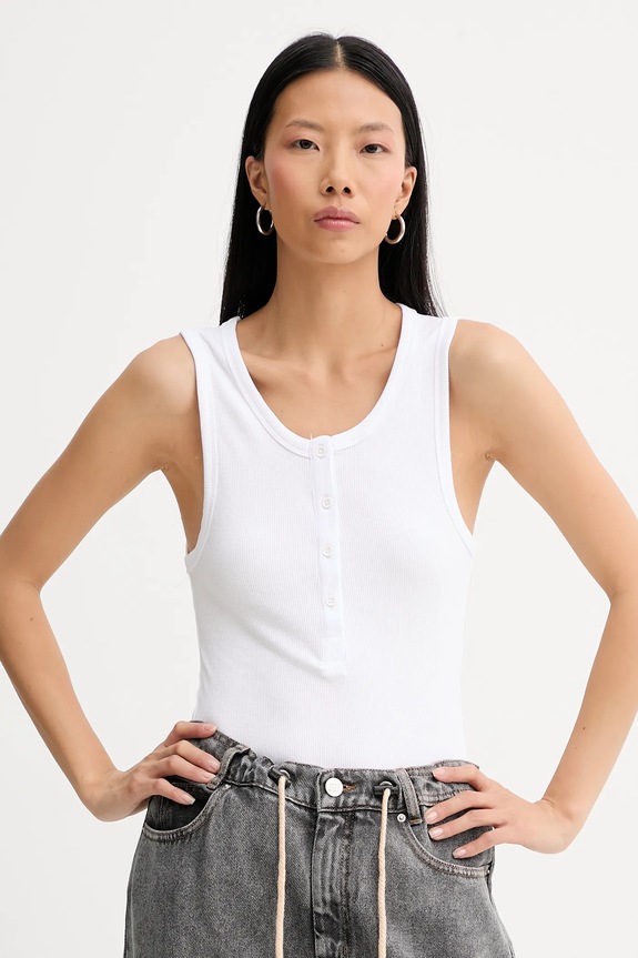 Top MUNTHE BOMA slim biela 247112824769