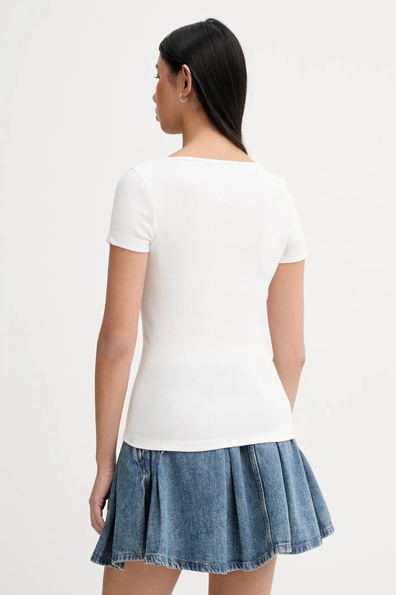 Oblečenie Tričko Tommy Jeans DW0DW21837 biela