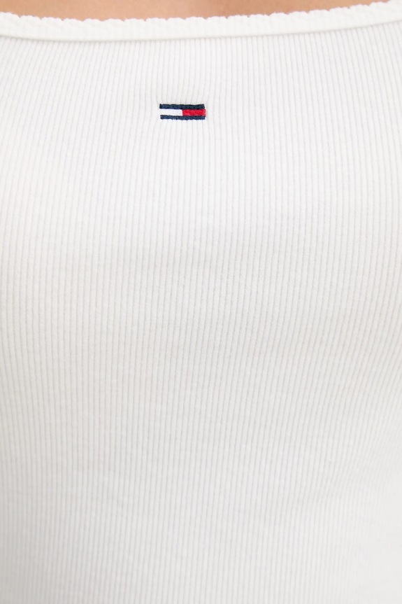 Tričko Tommy Jeans DW0DW21837 biela