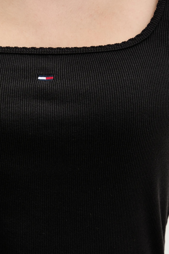 Tommy Jeans t-shirt DW0DW21837 fekete