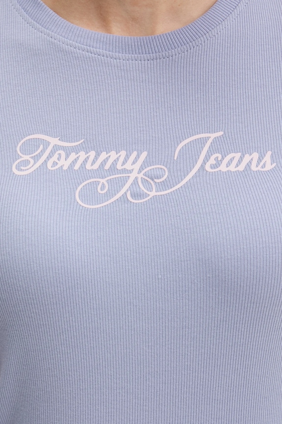 Μπλουζάκι Tommy Jeans DW0DW21838 μπλε