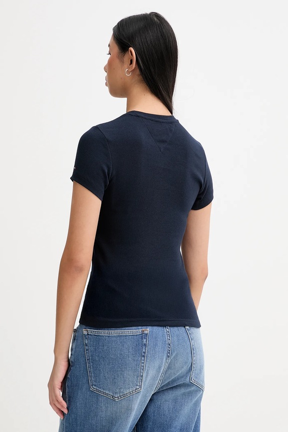 Oblečení Tričko Tommy Jeans DW0DW21838 námořnická modř