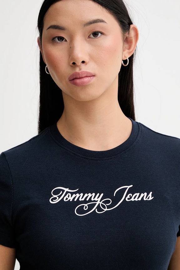 Tričko Tommy Jeans námořnická modř DW0DW21838