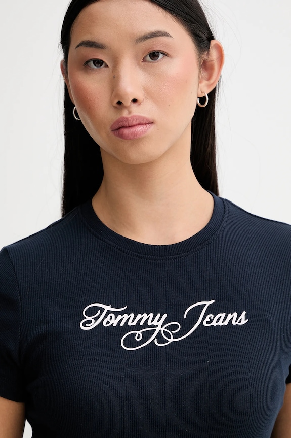 Tričko Tommy Jeans námořnická modř DW0DW21838