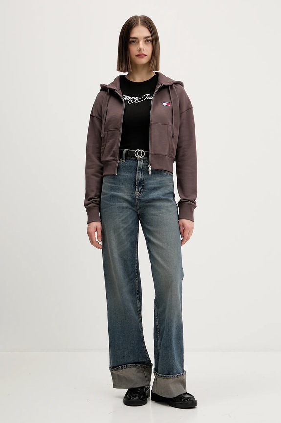 Tričko Tommy Jeans DW0DW21838 černá SS26