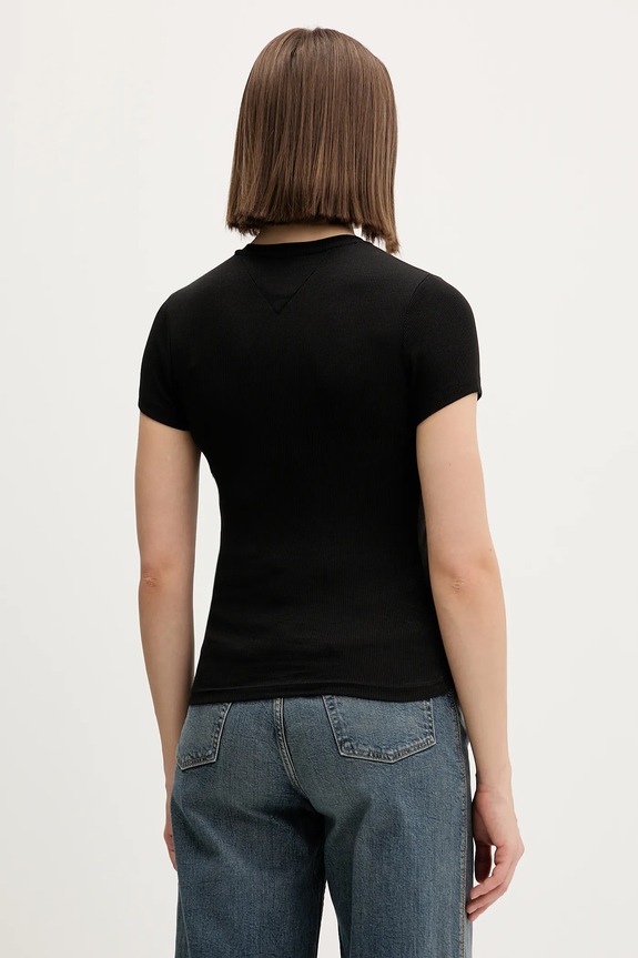 Oblečení Tričko Tommy Jeans DW0DW21838 černá
