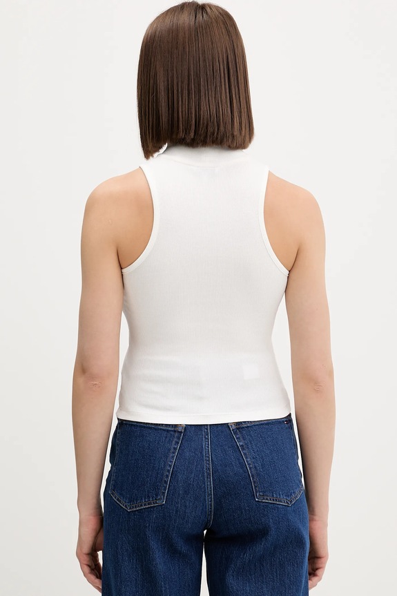 Oblečenie Top Tommy Jeans DW0DW21840 béžová