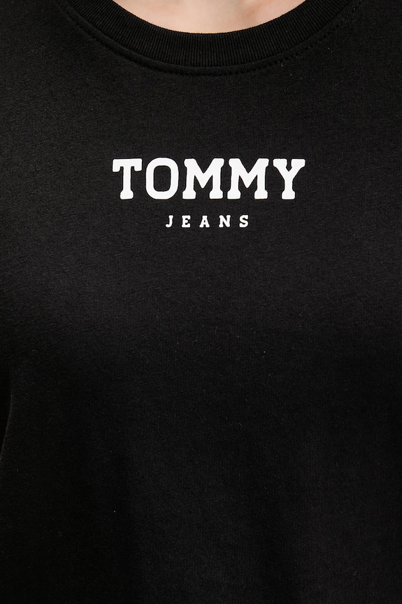 Tommy Jeans tricou din bumbac DW0DW21842 negru
