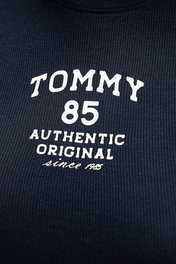 Tričko Tommy Jeans DW0DW21849 tmavomodrá