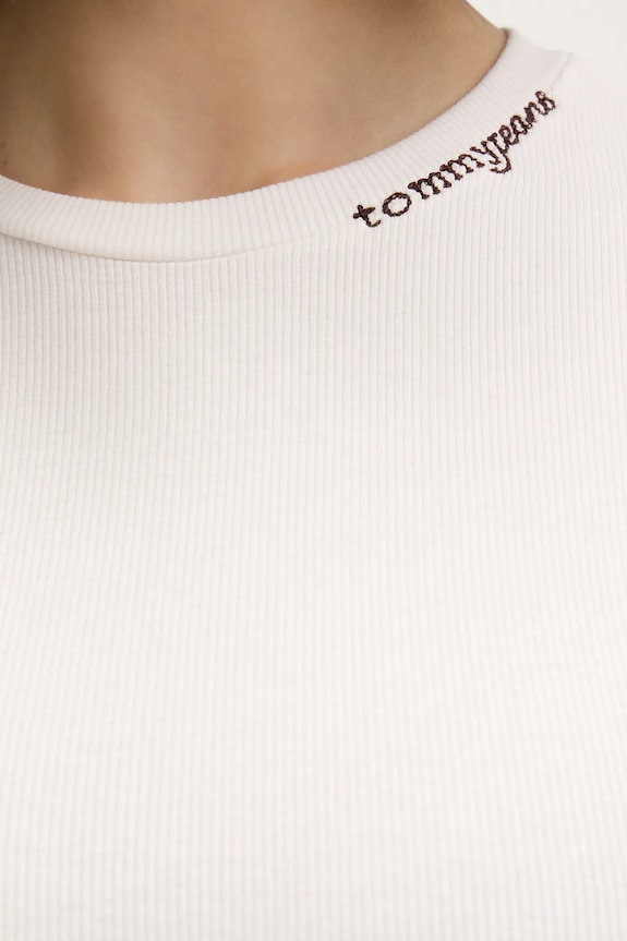 Tommy Jeans t-shirt DW0DW22079 beżowy
