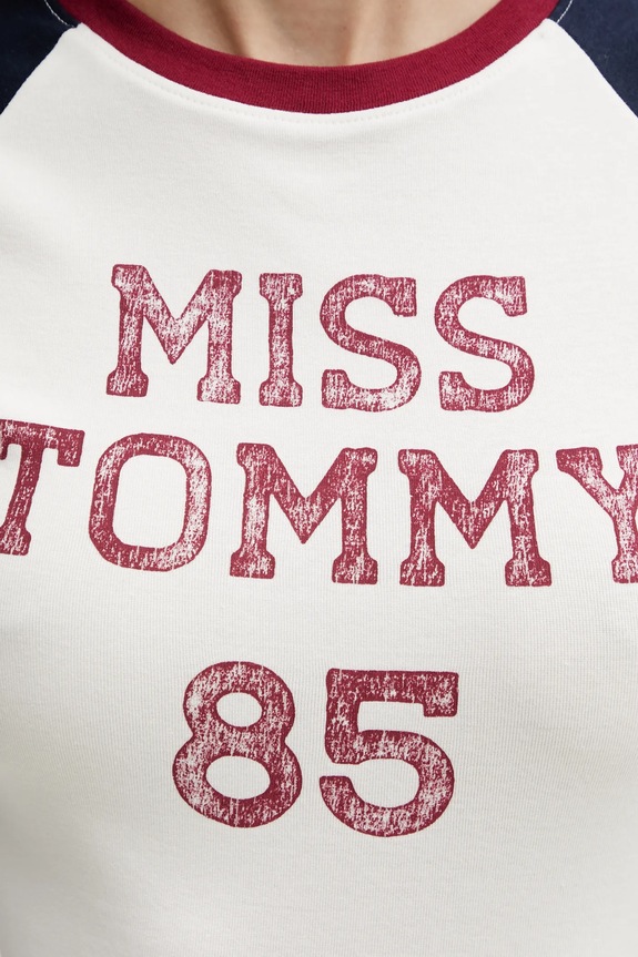 Tričko Tommy Jeans DW0DW22536 béžová