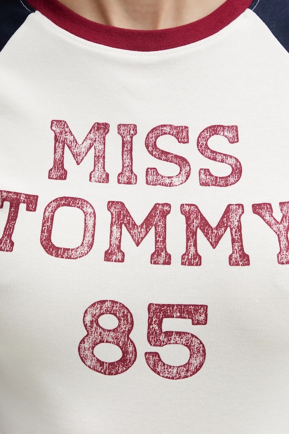 Tričko Tommy Jeans DW0DW22536 béžová
