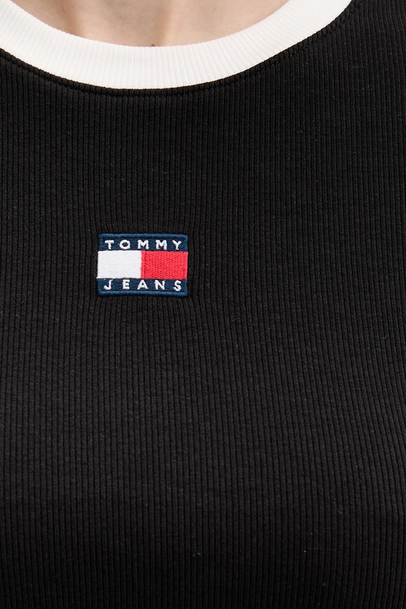 Tommy Jeans tricou DW0DW22575 negru