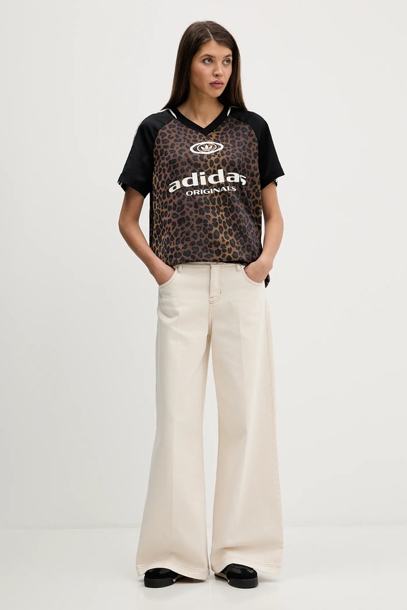 adidas Originals t-shirt STN FBALL KA2671 marrone SS26