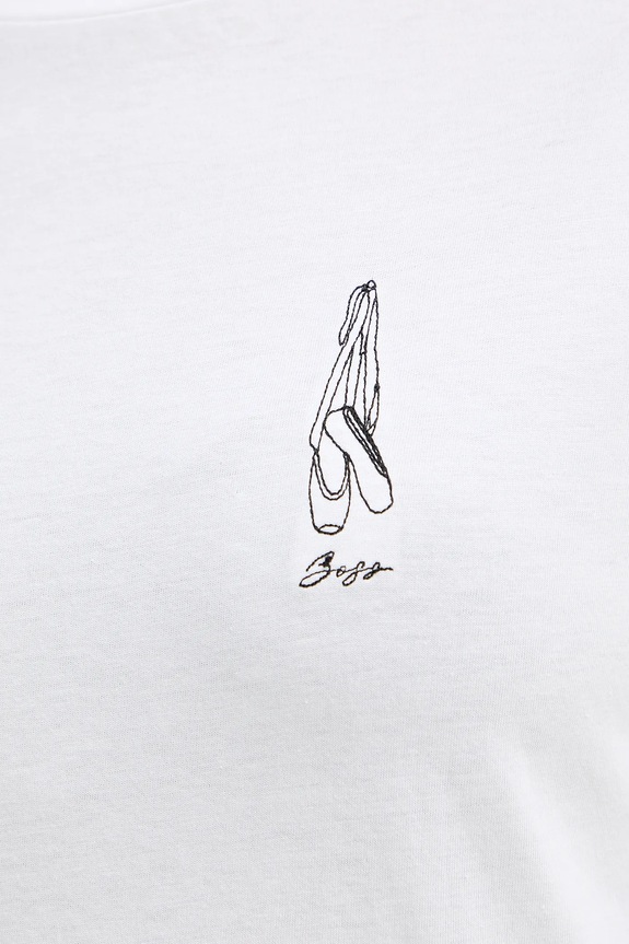 Pamučna majica BOSS Orange C Elove 1 C Elove 1 50556994 bijela